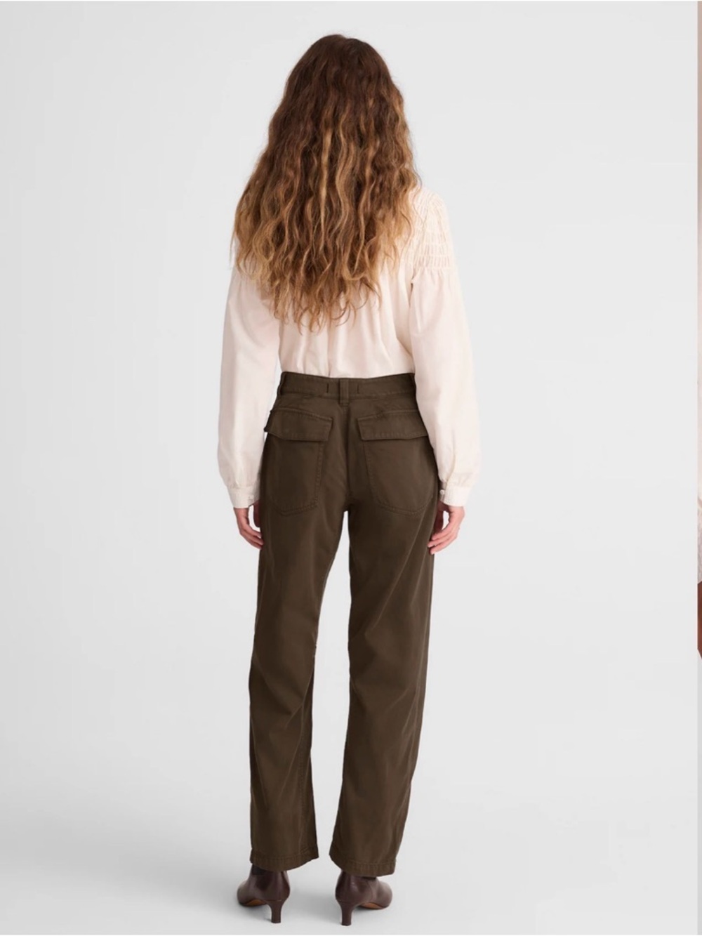 Madewell Darted Barrel-Leg Pants - Picture 5 of 7